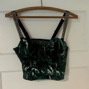 Victoria’s Secret Lux Palm Tree Bra LIKE NEW